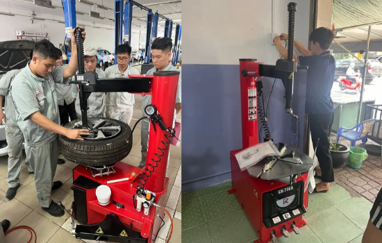Máy ra vào lốp hoạt động như thế nào? Nguyên lý & cách sử dụng