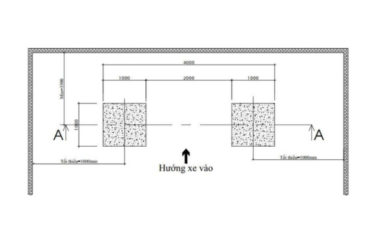 BẢN VẼ NỀN MÓNG CẦU NÂNG 2 TRỤ CHÍNH HÃNG